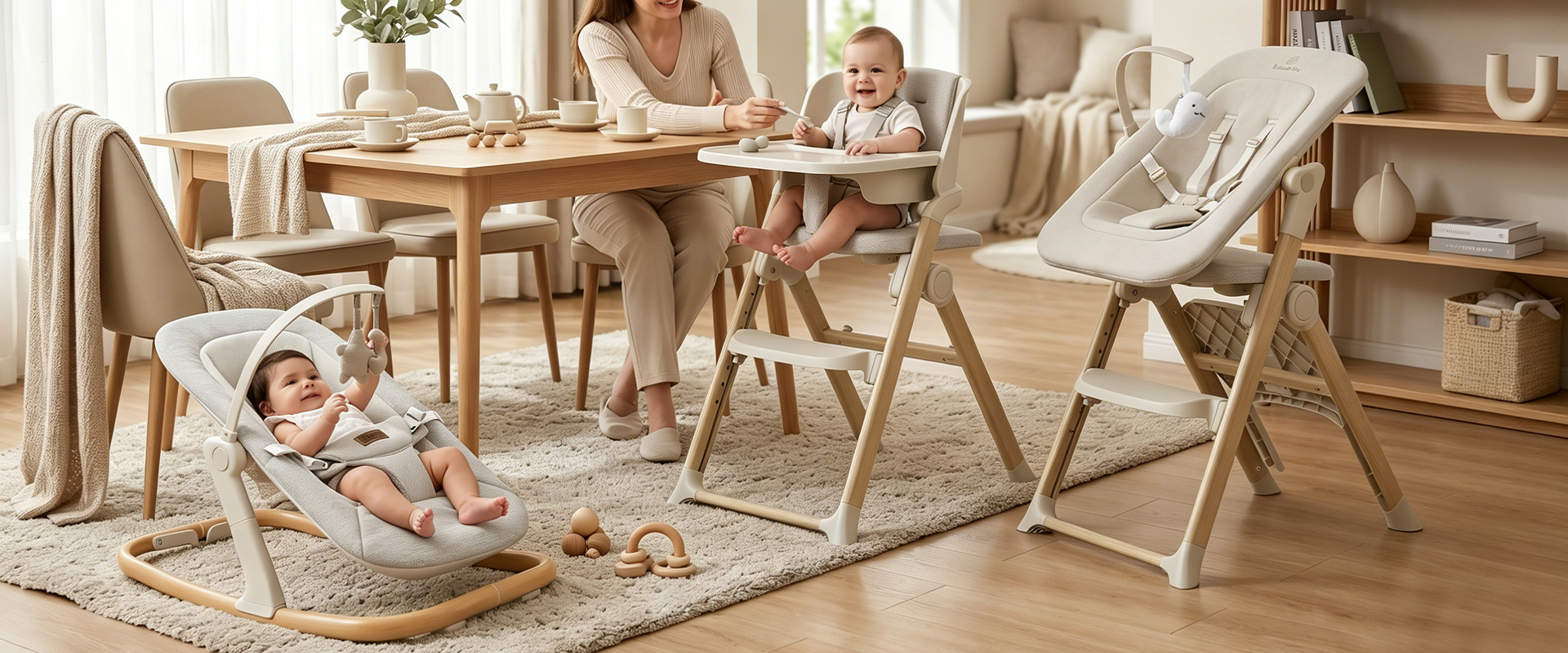 Adjustable Baby High Chair